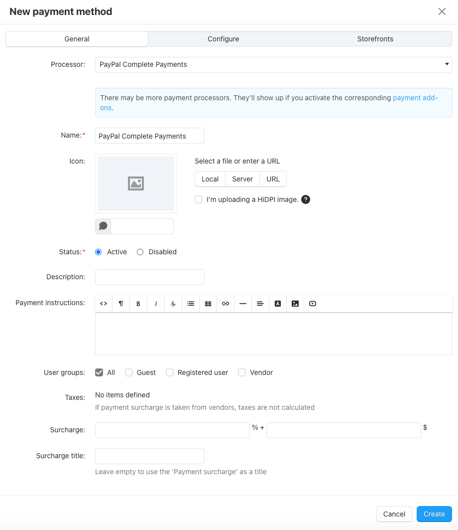 Connect Marketplace - Setting up the Pay Pal